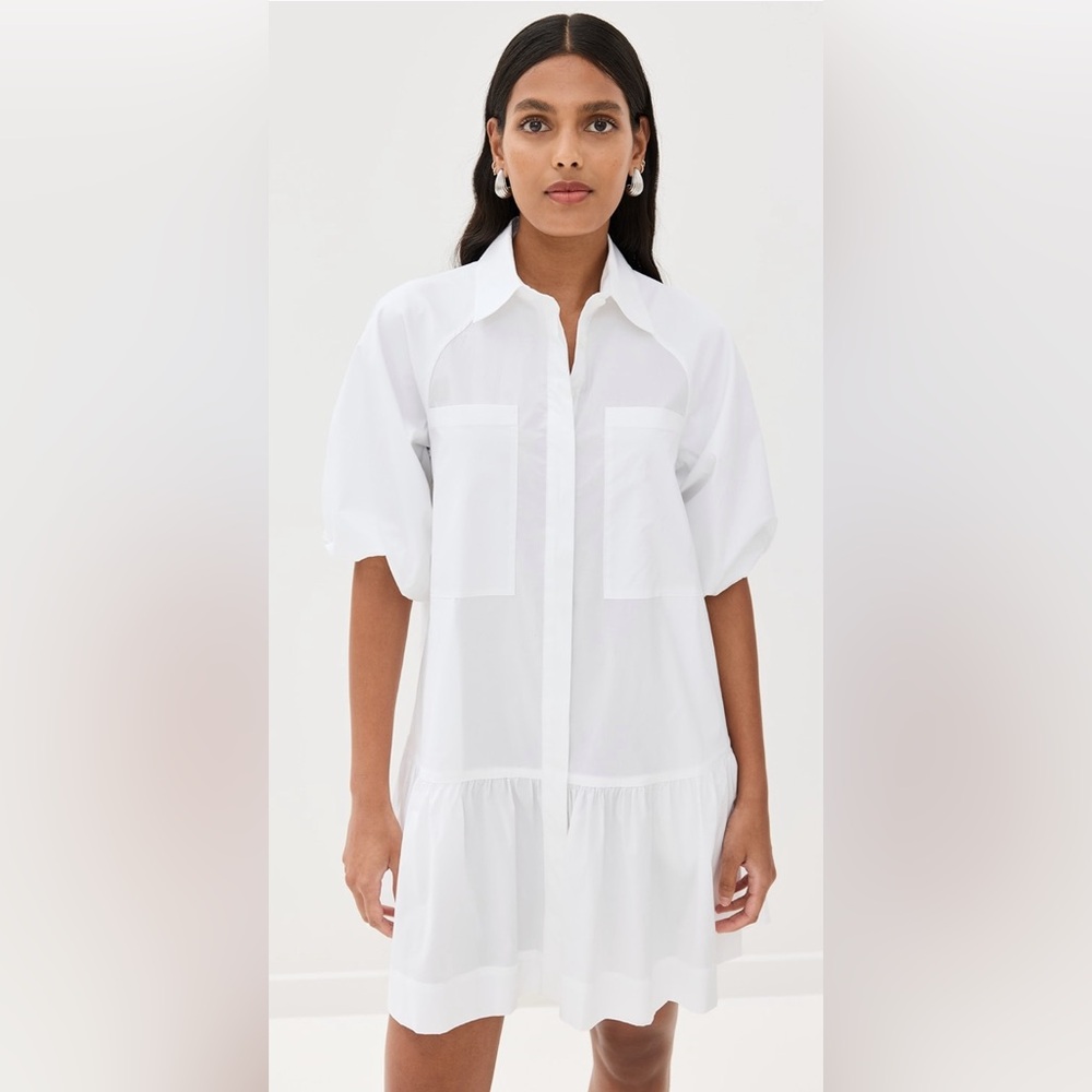 Jonathan Simkhai White Dress Size Small